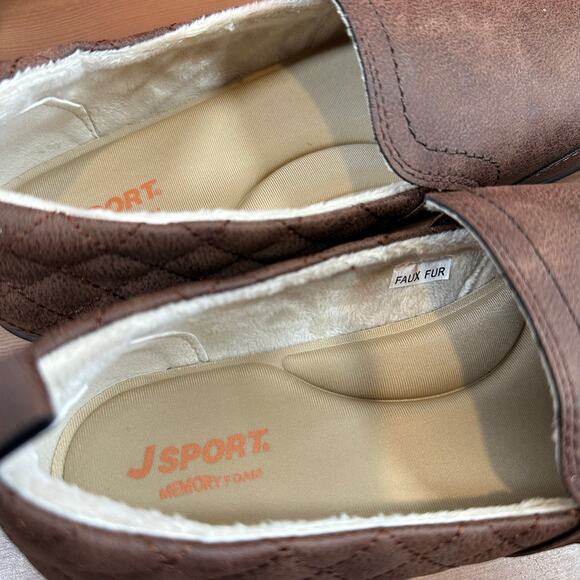 J Sport Women's Lisa Casual Brown Slip On Shoes Size 6.5 - Picture 7 of 8